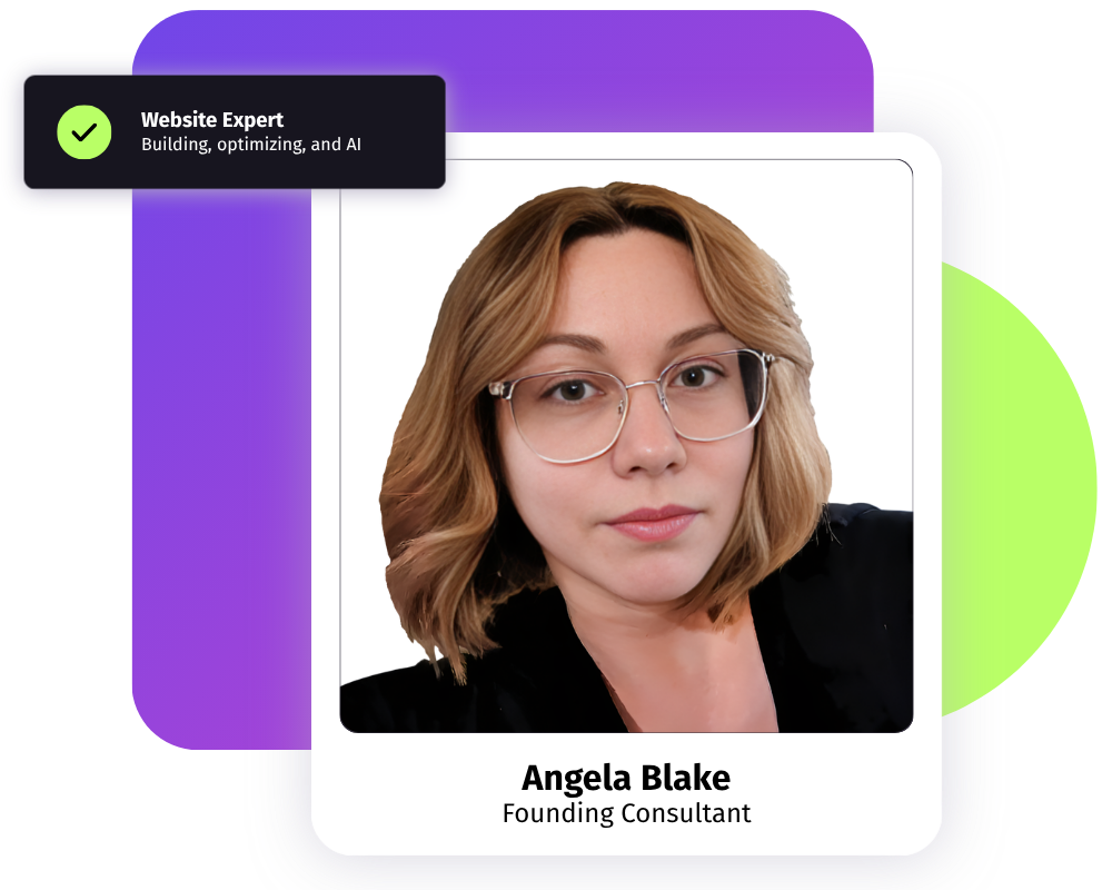About-Angela-Blake-founding-consultant.webp Angela Blake, founding consultant of AI Ready Websites
